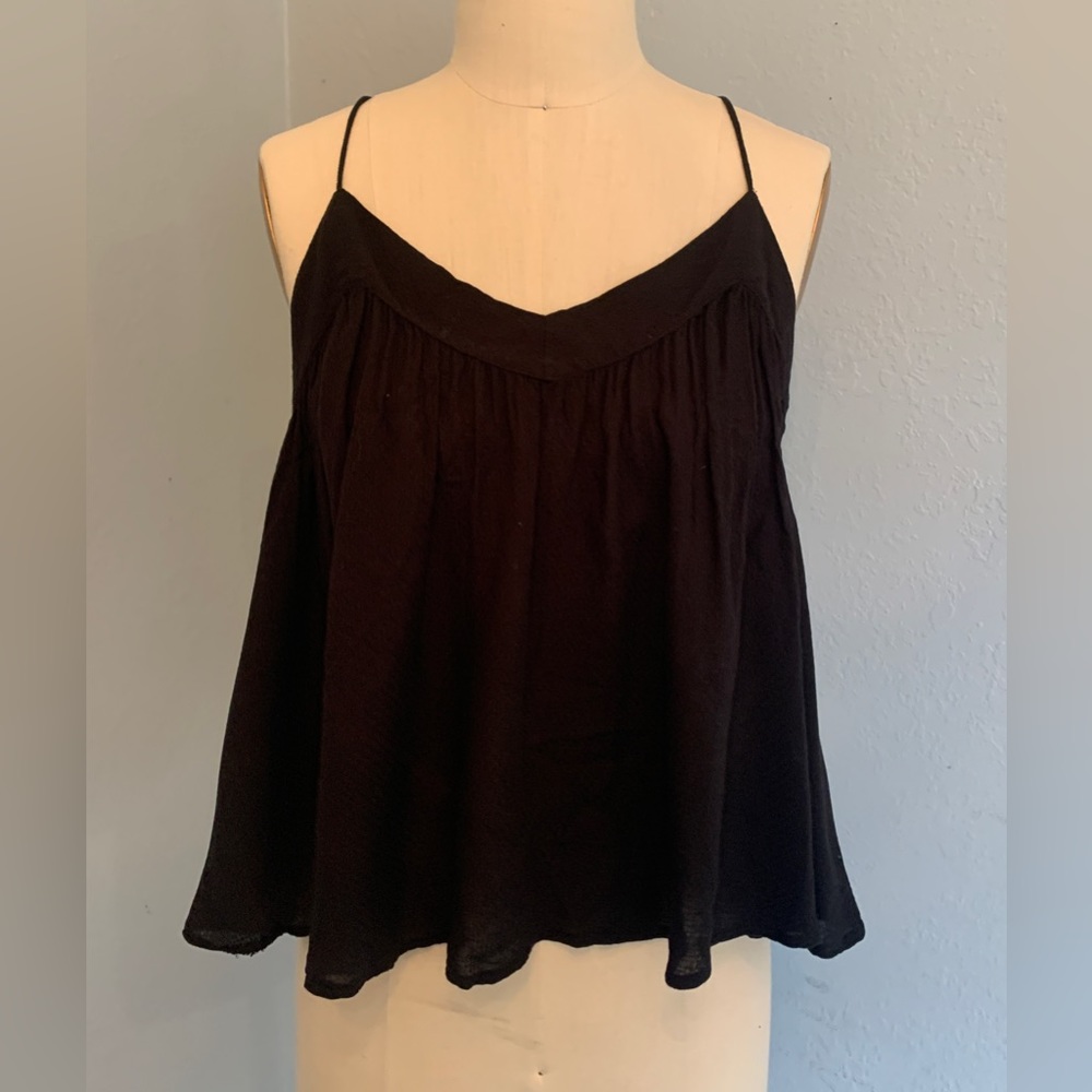 Free people open back strappy tank top